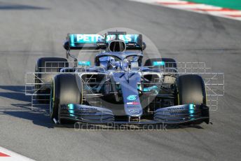 World © Octane Photographic Ltd. Formula 1 – Winter Testing - Test 1 - Day 1. Mercedes AMG Petronas Motorsport AMG F1 W10 EQ Power+ - Valtteri Bottas. Circuit de Barcelona-Catalunya. Monday 18th February 2019.