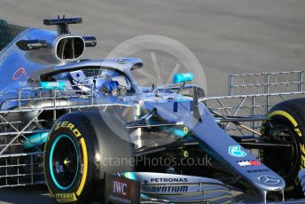 World © Octane Photographic Ltd. Formula 1 – Winter Testing - Test 1 - Day 1. Mercedes AMG Petronas Motorsport AMG F1 W10 EQ Power+ - Valtteri Bottas. Circuit de Barcelona-Catalunya. Monday 18th February 2019.