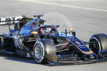 World © Octane Photographic Ltd. Formula 1 – Winter Testing - Test 1 - Day 1. Rich Energy Haas F1 Team VF19 – Romain Grosjean. Circuit de Barcelona-Catalunya. Monday 18th February 2019.