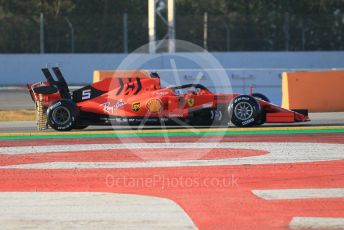 World © Octane Photographic Ltd. Formula 1 – Winter Testing - Test 1 - Day 1. Scuderia Ferrari SF90 – Sebastian Vettel. Circuit de Barcelona-Catalunya. Monday 18th February 2019.