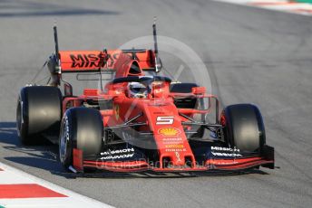 World © Octane Photographic Ltd. Formula 1 – Winter Testing - Test 1 - Day 1. Scuderia Ferrari SF90 – Sebastian Vettel. Circuit de Barcelona-Catalunya. Monday 18th February 2019.
