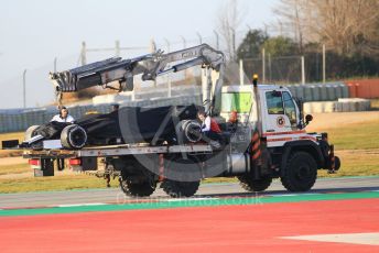 World © Octane Photographic Ltd. Formula 1 – Winter Testing - Test 1 - Day 1. Alfa Romeo Racing C38 – Kimi Raikkonen. Circuit de Barcelona-Catalunya. Monday 18th February 2019.