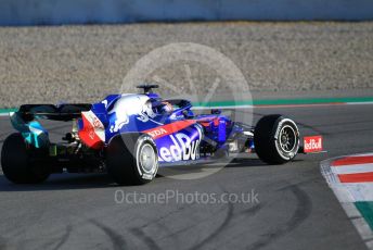World © Octane Photographic Ltd. Formula 1 – Winter Testing - Test 1 - Day 1. Scuderia Toro Rosso STR14 – Daniil Kvyat. Circuit de Barcelona-Catalunya. Monday 18th February 2019.