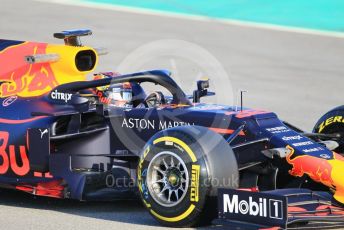 World © Octane Photographic Ltd. Formula 1 – Winter Testing - Test 1 - Day 1. Aston Martin Red Bull Racing RB15 – Max Verstappen. Circuit de Barcelona-Catalunya. Monday 18th February 2019.