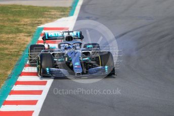 World © Octane Photographic Ltd. Formula 1 – Winter Testing - Test 1 - Day 1. Mercedes AMG Petronas Motorsport AMG F1 W10 EQ Power+ - Valtteri Bottas. Circuit de Barcelona-Catalunya. Monday 18th February 2019.