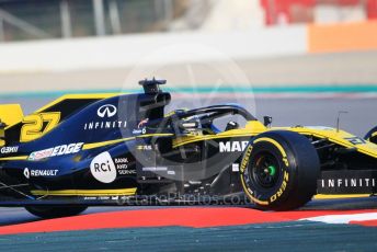 World © Octane Photographic Ltd. Formula 1 – Winter Testing - Test 1 - Day 1. Renault Sport F1 Team RS19 – Nico Hulkenberg. Circuit de Barcelona-Catalunya. Monday 18th February 2019.