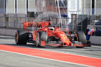 World © Octane Photographic Ltd. Formula 1 – Winter Testing - Test 1 - Day 1. Scuderia Ferrari SF90 – Sebastian Vettel. Circuit de Barcelona-Catalunya. Monday 18th February 2019.