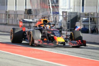 World © Octane Photographic Ltd. Formula 1 – Winter Testing - Test 1 - Day 1. Aston Martin Red Bull Racing RB15 – Max Verstappen. Circuit de Barcelona-Catalunya. Monday 18th February 2019.