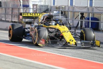 World © Octane Photographic Ltd. Formula 1 – Winter Testing - Test 1 - Day 1. Renault Sport F1 Team RS19 – Nico Hulkenberg. Circuit de Barcelona-Catalunya. Monday 18th February 2019.