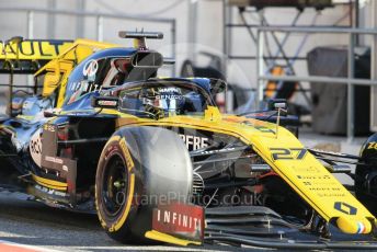 World © Octane Photographic Ltd. Formula 1 – Winter Testing - Test 1 - Day 1. Renault Sport F1 Team RS19 – Nico Hulkenberg. Circuit de Barcelona-Catalunya. Monday 18th February 2019.