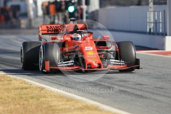 World © Octane Photographic Ltd. Formula 1 – Winter Testing - Test 1 - Day 1. Scuderia Ferrari SF90 – Sebastian Vettel. Circuit de Barcelona-Catalunya. Monday 18th February 2019.