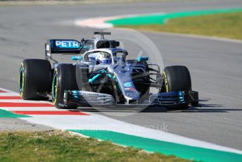 World © Octane Photographic Ltd. Formula 1 – Winter Testing - Test 1 - Day 1. Mercedes AMG Petronas Motorsport AMG F1 W10 EQ Power+ - Valtteri Bottas. Circuit de Barcelona-Catalunya. Monday 18th February 2019