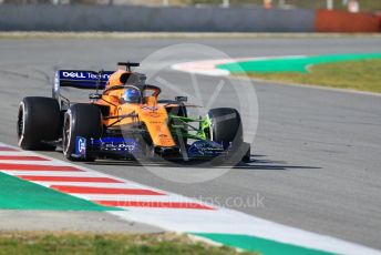 World © Octane Photographic Ltd. Formula 1 – Winter Testing - Test 1 - Day 1. McLaren MCL34 – Carlos Sainz. Circuit de Barcelona-Catalunya. Monday 18th February 2019.