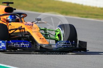 World © Octane Photographic Ltd. Formula 1 – Winter Testing - Test 1 - Day 1. McLaren MCL34 – Carlos Sainz. Circuit de Barcelona-Catalunya. Monday 18th February 2019.