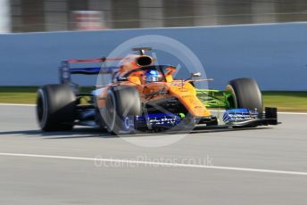 World © Octane Photographic Ltd. Formula 1 – Winter Testing - Test 1 - Day 1. McLaren MCL34 – Carlos Sainz. Circuit de Barcelona-Catalunya. Monday 18th February 2019.