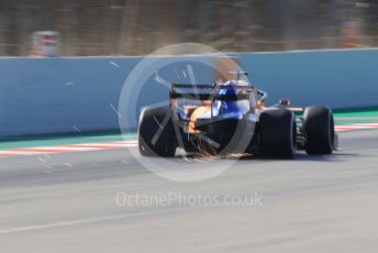 World © Octane Photographic Ltd. Formula 1 – Winter Testing - Test 1 - Day 1. McLaren MCL34 – Carlos Sainz. Circuit de Barcelona-Catalunya. Monday 18th February 2019.