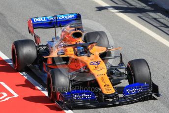 World © Octane Photographic Ltd. Formula 1 – Winter Testing - Test 1 - Day 1. McLaren MCL34 – Carlos Sainz. Circuit de Barcelona-Catalunya. Monday 18th February 2019.