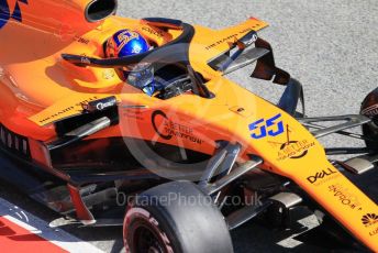 World © Octane Photographic Ltd. Formula 1 – Winter Testing - Test 1 - Day 1. McLaren MCL34 – Carlos Sainz. Circuit de Barcelona-Catalunya. Monday 18th February 2019.