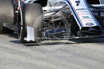 World © Octane Photographic Ltd. Formula 1 – Winter Testing - Test 1 - Day 1. Alfa Romeo Racing – Kimi Raikkonen. Circuit de Barcelona-Catalunya. Monday 18th February 2019.