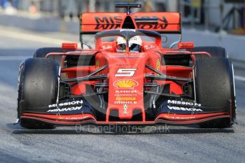 World © Octane Photographic Ltd. Formula 1 – Winter Testing - Test 1 - Day 1. Scuderia Ferrari SF90 – Sebastian Vettel. Circuit de Barcelona-Catalunya. Monday 18th February 2019.