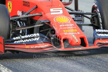 World © Octane Photographic Ltd. Formula 1 – Winter Testing - Test 1 - Day 1. Scuderia Ferrari SF90 – Sebastian Vettel. Circuit de Barcelona-Catalunya. Monday 18th February 2019.