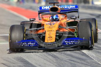 World © Octane Photographic Ltd. Formula 1 – Winter Testing - Test 1 - Day 1. McLaren MCL34 – Carlos Sainz. Circuit de Barcelona-Catalunya. Monday 18th February 2019.