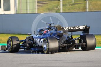 World © Octane Photographic Ltd. Formula 1 – Winter Testing - Test 1 - Day 1. Rich Energy Haas F1 Team VF19 – Romain Grosjean. Circuit de Barcelona-Catalunya. Monday 18th February 2019.
