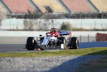 World © Octane Photographic Ltd. Formula 1 – Winter Testing - Test 1 - Day 1. Alfa Romeo Racing C38 – Kimi Raikkonen. Circuit de Barcelona-Catalunya. Monday 18th February 2019.