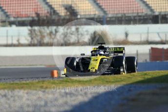 World © Octane Photographic Ltd. Formula 1 – Winter Testing - Test 1 - Day 1. Renault Sport F1 Team RS1 – Daniel Ricciardo. Circuit de Barcelona-Catalunya. Monday 18th February 2019.