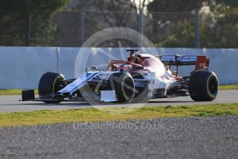 World © Octane Photographic Ltd. Formula 1 – Winter Testing - Test 1 - Day 1. Alfa Romeo Racing C38 – Kimi Raikkonen. Circuit de Barcelona-Catalunya. Monday 18th February 2019.