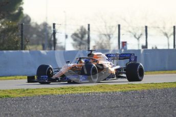 World © Octane Photographic Ltd. Formula 1 – Winter Testing - Test 1 - Day 1. McLaren MCL34 – Carlos Sainz. Circuit de Barcelona-Catalunya. Monday 18th February 2019.