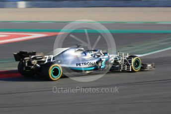 World © Octane Photographic Ltd. Formula 1 – Winter Testing - Test 1 - Day 1. Mercedes AMG Petronas Motorsport AMG F1 W10 EQ Power+ - Valtteri Bottas. Circuit de Barcelona-Catalunya. Monday 18th February 2019.