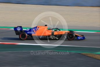 World © Octane Photographic Ltd. Formula 1 – Winter Testing - Test 1 - Day 1. McLaren MCL34 – Carlos Sainz. Circuit de Barcelona-Catalunya. Monday 18th February 2019.