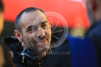 World © Octane Photographic Ltd. Formula 1 - Winter Testing - Test 1 - Day 1. Cyril Abiteboul - Managing Director of Renault Sport Racing Formula 1 Team. Circuit de Barcelona-Catalunya. Monday 18th February 2019