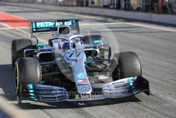 World © Octane Photographic Ltd. Formula 1 – Winter Testing - Test 1 - Day 1. Mercedes AMG Petronas Motorsport AMG F1 W10 EQ Power+ - Valtteri Bottas. Circuit de Barcelona-Catalunya. Monday 18th February 2019.