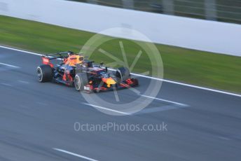 World © Octane Photographic Ltd. Formula 1 – Winter Testing - Test 1 - Day 1. Aston Martin Red Bull Racing RB15 – Max Verstappen. Circuit de Barcelona-Catalunya. Monday 18th February 2019.