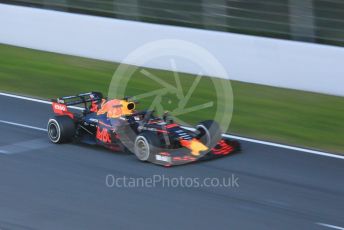 World © Octane Photographic Ltd. Formula 1 – Winter Testing - Test 1 - Day 1. Aston Martin Red Bull Racing RB15 – Max Verstappen. Circuit de Barcelona-Catalunya. Monday 18th February 2019.