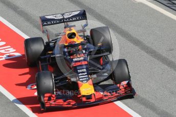 World © Octane Photographic Ltd. Formula 1 – Winter Testing - Test 1 - Day 1. Aston Martin Red Bull Racing RB15 – Max Verstappen. Circuit de Barcelona-Catalunya. Monday 18th February 2019.