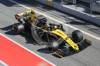 World © Octane Photographic Ltd. Formula 1 – Winter Testing - Test 1 - Day 1. Renault Sport F1 Team RS19 – Nico Hulkenberg. Circuit de Barcelona-Catalunya. Monday 18th February 2019.