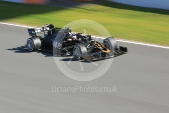 World © Octane Photographic Ltd. Formula 1 – Winter Testing - Test 1 - Day 1. Rich Energy Haas F1 Team VF19 – Romain Grosjean. Circuit de Barcelona-Catalunya. Monday 18th February 2019.