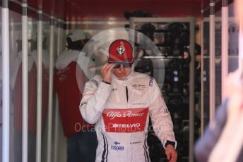 World © Octane Photographic Ltd. Formula 1 – Winter Testing - Test 1 - Day 1. Alfa Romeo Racing – Kimi Raikkonen. Circuit de Barcelona-Catalunya. Monday 18th February 2019.