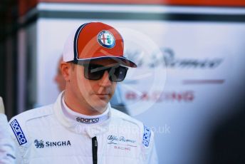 World © Octane Photographic Ltd. Formula 1 – Winter Testing - Test 1 - Day 1. Alfa Romeo Racing– Kimi Raikkonen. Circuit de Barcelona-Catalunya. Monday 18th February 2019.