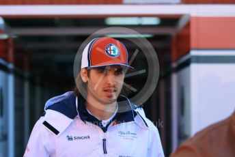 World © Octane Photographic Ltd. Formula 1 – Winter Testing - Test 1 - Day 1. Alfa Romeo Racing– Antonio Giovinazzi. Circuit de Barcelona-Catalunya. Monday 18th February 2019.