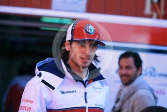 World © Octane Photographic Ltd. Formula 1 – Winter Testing - Test 1 - Day 1. Alfa Romeo Racing– Antonio Giovinazzi. Circuit de Barcelona-Catalunya. Monday 18th February 2019.