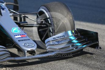 World © Octane Photographic Ltd. Formula 1 – Winter Testing - Test 1 - Day 1. Mercedes AMG Petronas Motorsport AMG F1 W10 EQ Power+ - Lewis Hamilton. Circuit de Barcelona-Catalunya. Monday 18th February 2019.