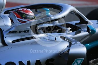 World © Octane Photographic Ltd. Formula 1 – Winter Testing - Test 1 - Day 1. Mercedes AMG Petronas Motorsport AMG F1 W10 EQ Power+ - Lewis Hamilton. Circuit de Barcelona-Catalunya. Monday 18th February 2019.