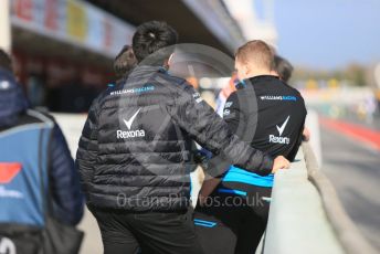 World © Octane Photographic Ltd. Formula 1 – Winter Testing - Test 1 - Day 1. ROKiT Williams Racing team. Circuit de Barcelona-Catalunya. Monday 18th February 2019.