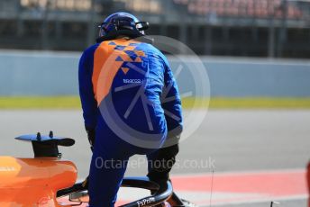 World © Octane Photographic Ltd. Formula 1 – Winter Testing - Test 1 - Day 1. McLaren MCL34 – Carlos Sainz. Circuit de Barcelona-Catalunya. Monday 18th February 2019.