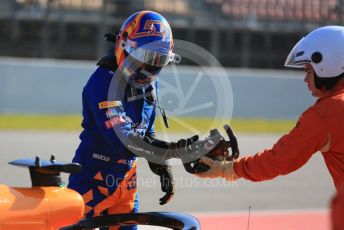 World © Octane Photographic Ltd. Formula 1 – Winter Testing - Test 1 - Day 1. McLaren MCL34 – Carlos Sainz. Circuit de Barcelona-Catalunya. Monday 18th February 2019.