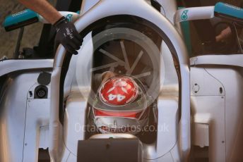 World © Octane Photographic Ltd. Formula 1 – Winter Testing - Test 1 - Day 1. Mercedes AMG Petronas Motorsport AMG F1 W10 EQ Power+ - Lewis Hamilton. Circuit de Barcelona-Catalunya. Monday 18th February 2019.